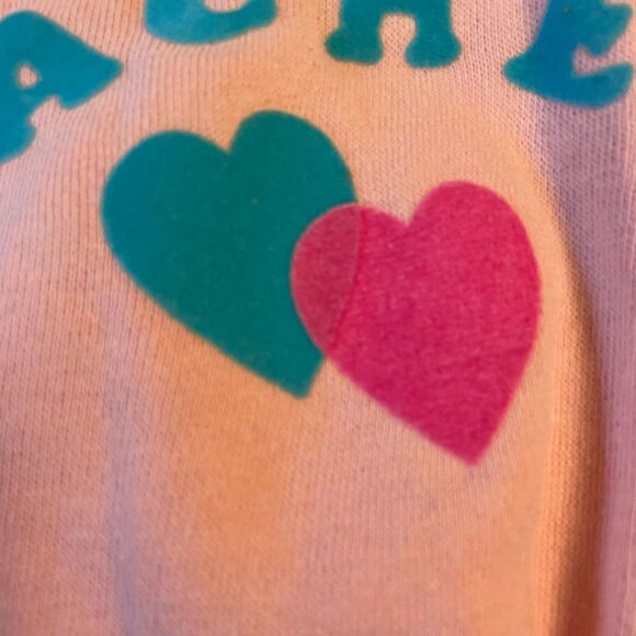 1980’s Little Girl Cabbage Patch Pink Sweatshirt Custom “Rachel” Iron On - Picture 7 of 15